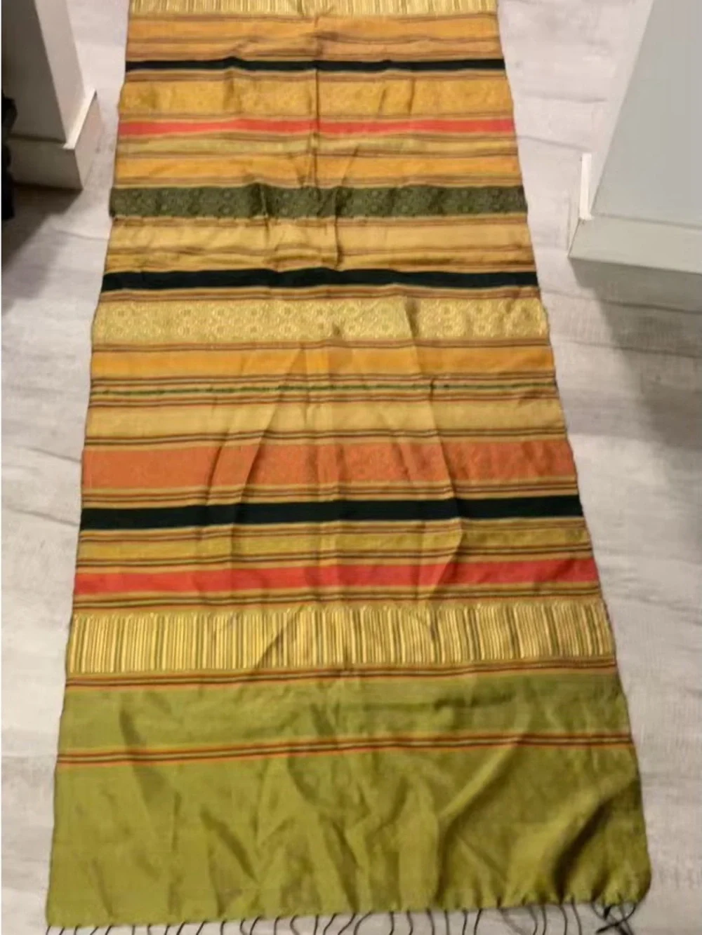 Authentic Handwoven Thai Silk Shawl / Scarf